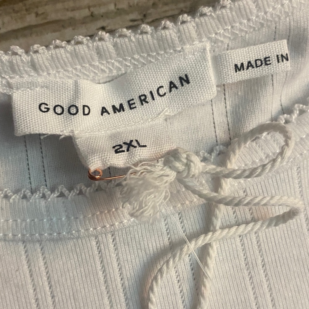Good American Pointelle Baby Tee - Picture 6 of 6